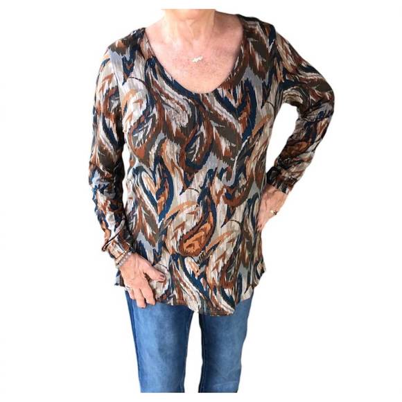 NEW TRIBAL casandra top in toffee - Picture 2 of 3